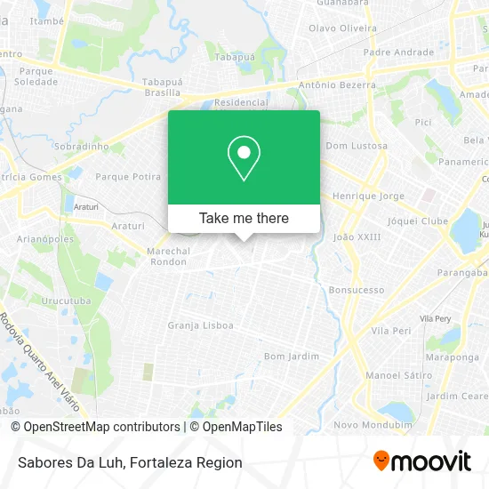 Sabores Da Luh map