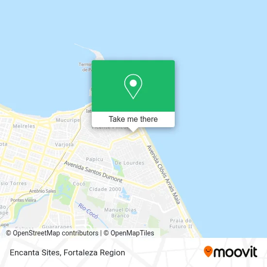 Encanta Sites map