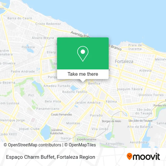 Espaço Charm Buffet map