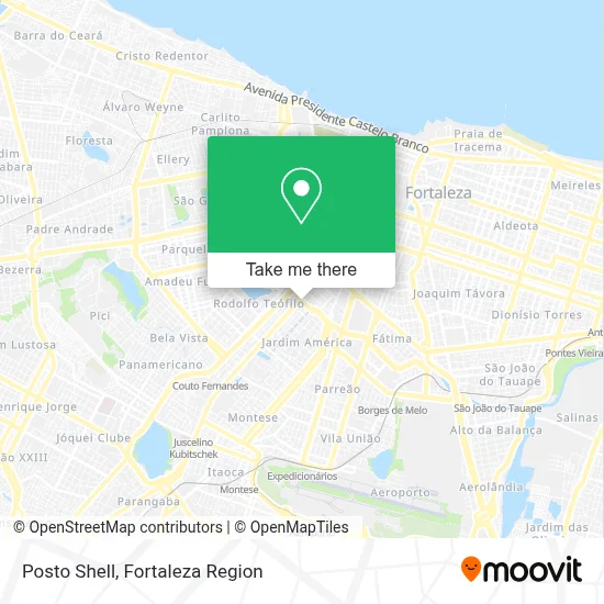 Posto Shell map