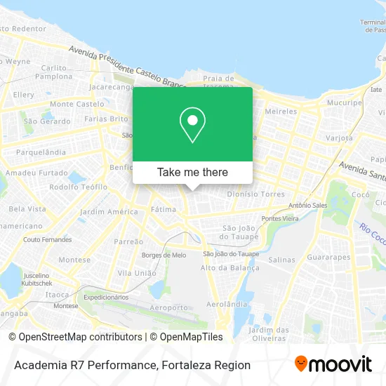 Academia R7 Performance map