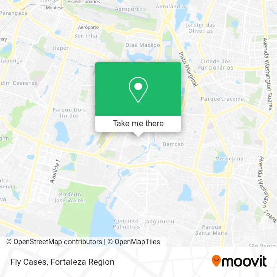 Fly Cases map