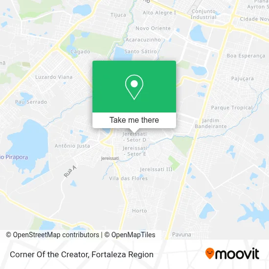 Corner Of the Creator map