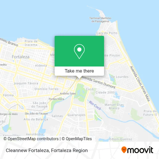 Cleannew Fortaleza map