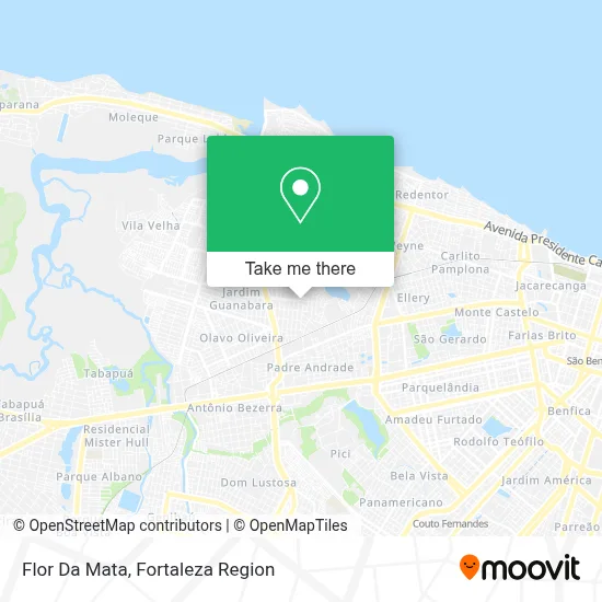 Flor Da Mata map