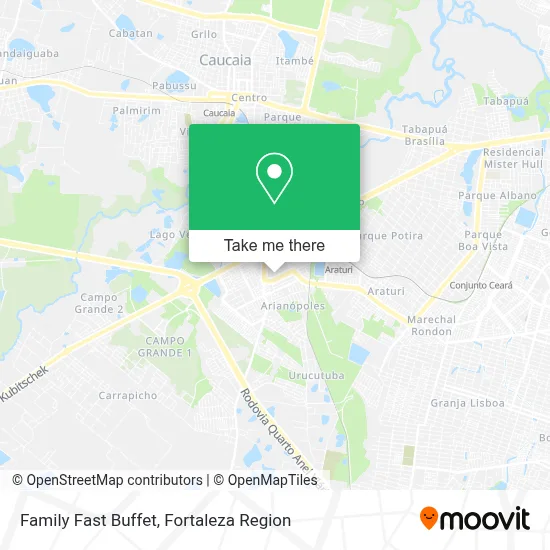 Family Fast Buffet map
