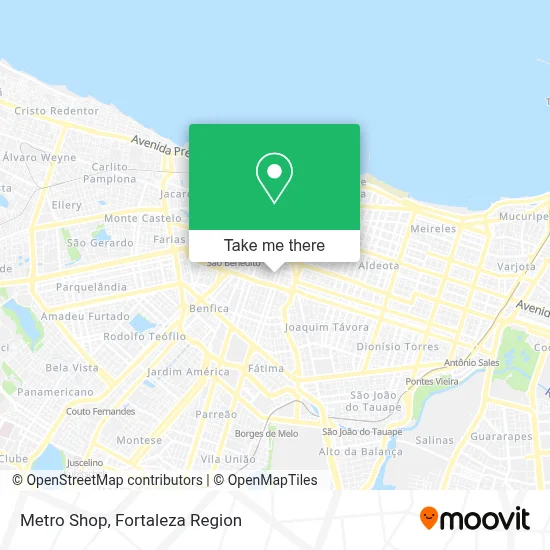 Shop Metro map