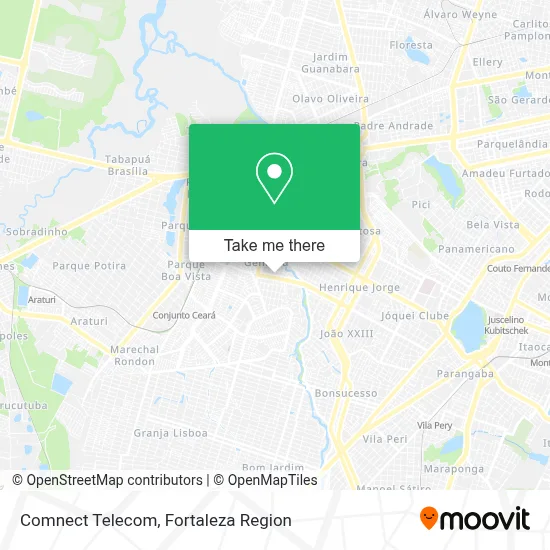 Comnect Telecom map