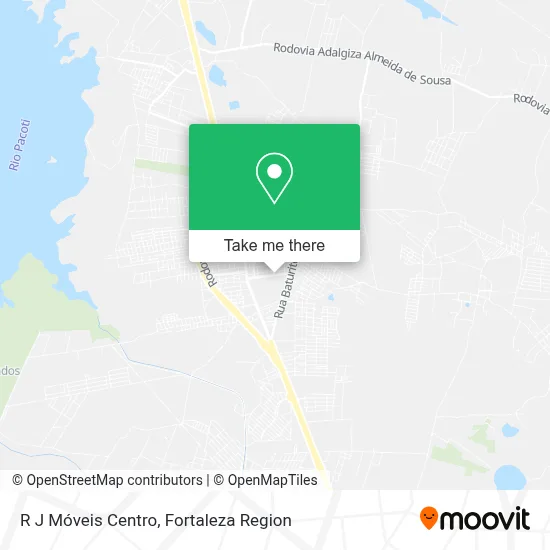 R J Móveis Centro map