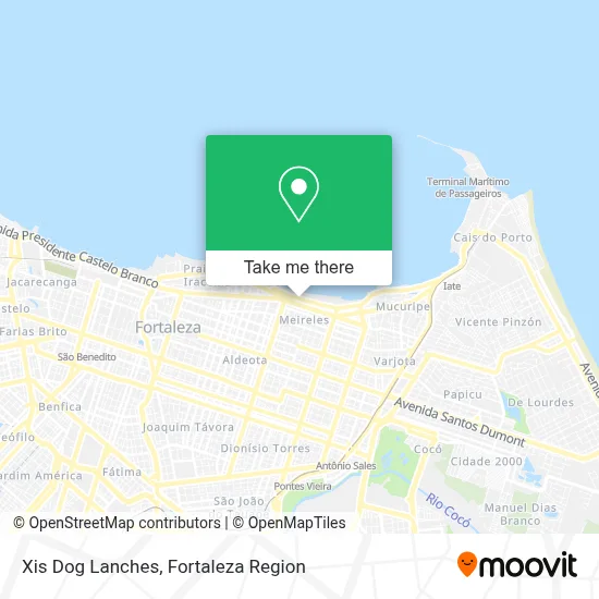 Xis Dog Lanches map
