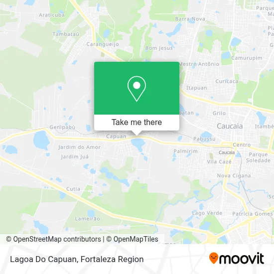 Lagoa Do Capuan map