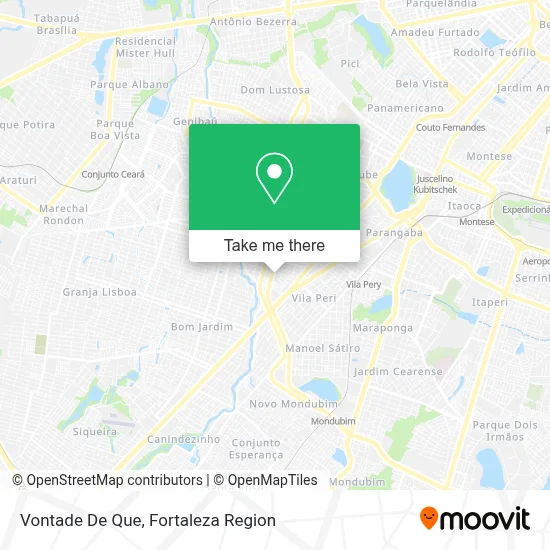 Vontade De Que map