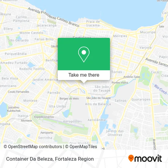 Container Da Beleza map