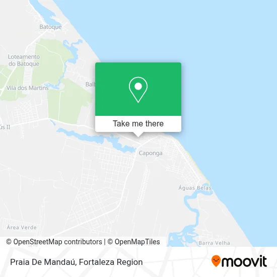 Praia De Mandaú map