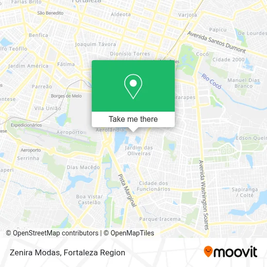 Zenira Modas map