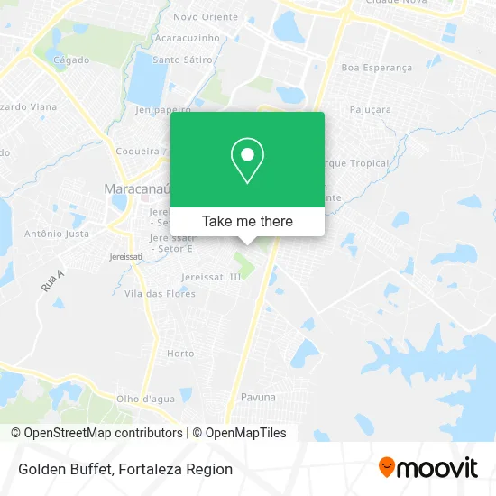 Golden Buffet map