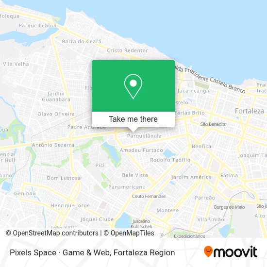 Pixels Space · Game & Web map