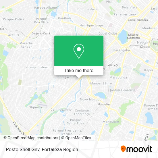 Posto Shell Gnv map