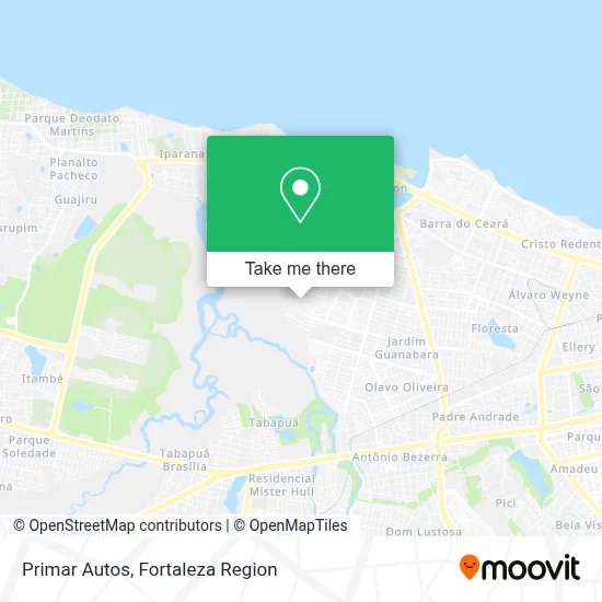 Primar Autos map