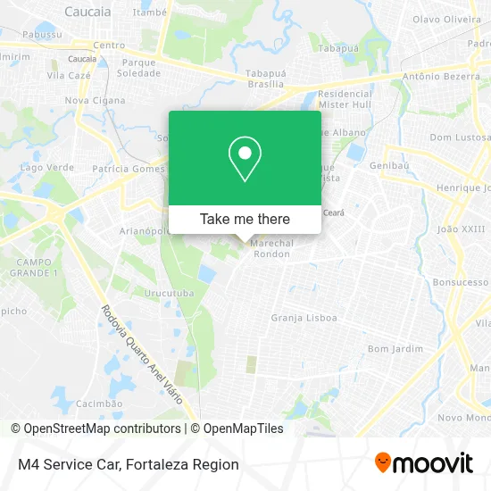 M4 Service Car map