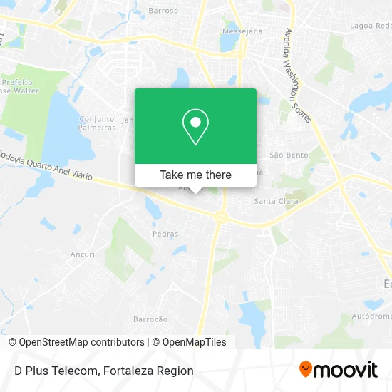 D Plus Telecom map