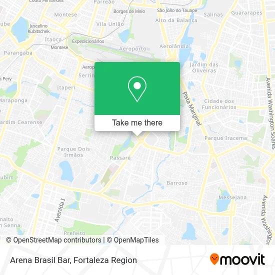 Arena Brasil Bar map