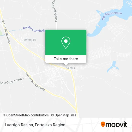Luartigo Resina map