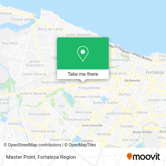 Master Point map