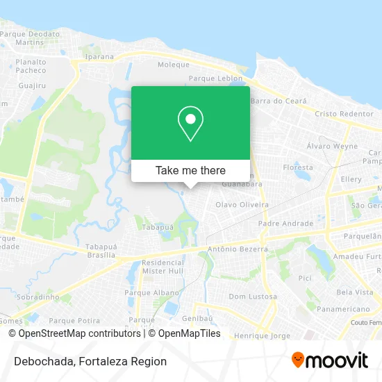 Debochada map