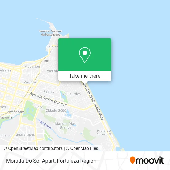 Morada Do Sol Apart map