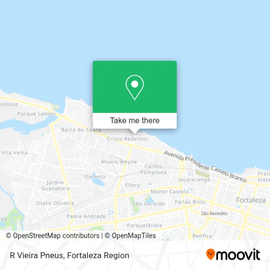 R Vieira Pneus map
