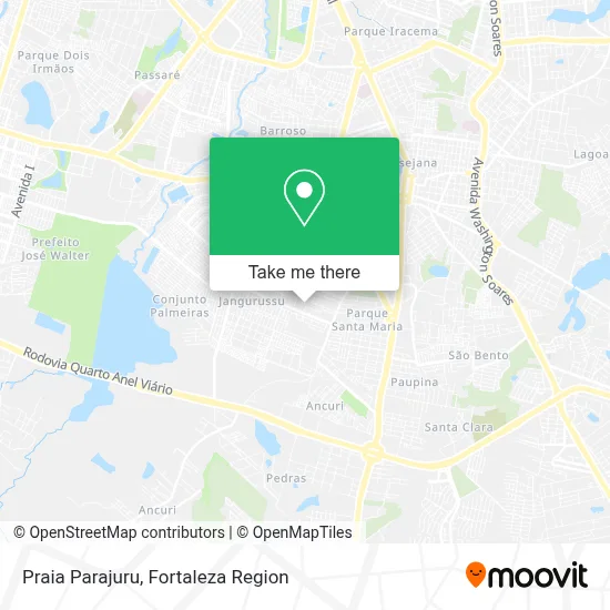 Praia Parajuru map