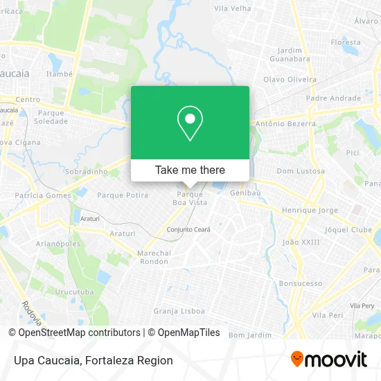 Upa Caucaia map