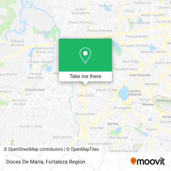 Doces De Maria map