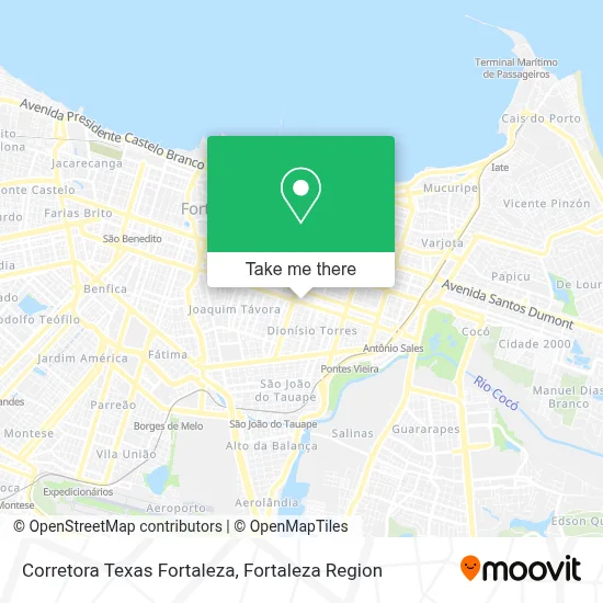 Corretora Texas Fortaleza map