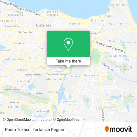 Posto Texaco map