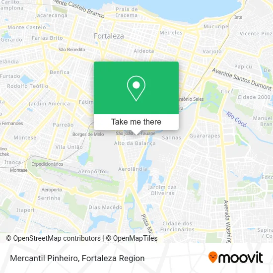 Mercantil Pinheiro map