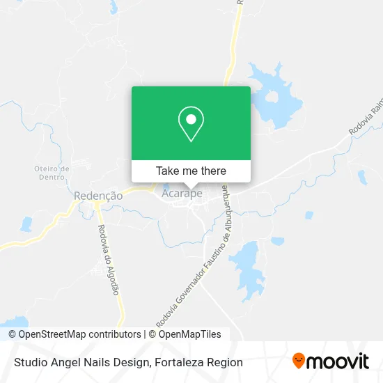 Studio Angel Nails Design map