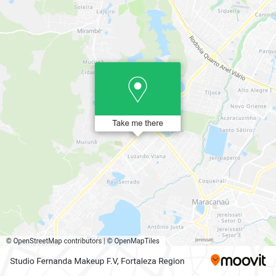 Studio Fernanda Makeup F.V map
