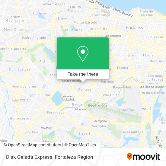 Disk Gelada Express map