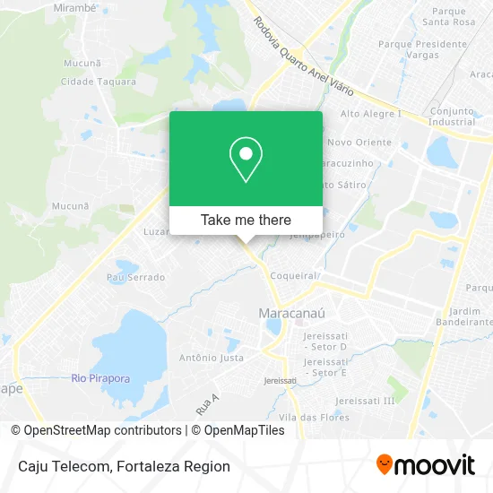 Caju Telecom map
