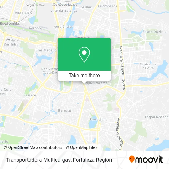 Transportadora Multicargas map