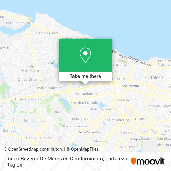 Ricco Bezerra De Menezes Condominium map