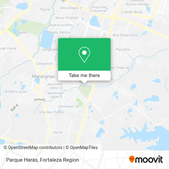 Parque Haras map