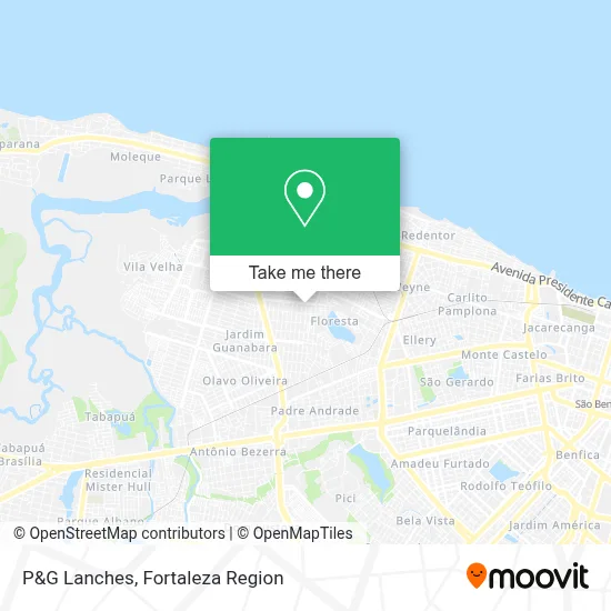P&G Lanches map