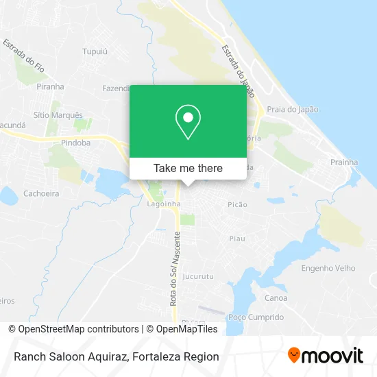 Ranch Saloon Aquiraz map