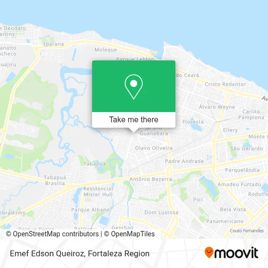 Emef Edson Queiroz map