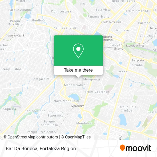 Bar Da Boneca map