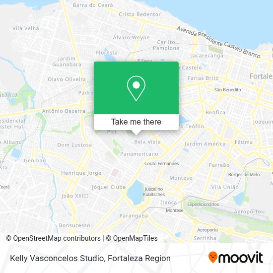 Kelly Vasconcelos Studio map