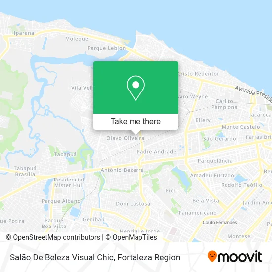 Salão De Beleza Visual Chic map
